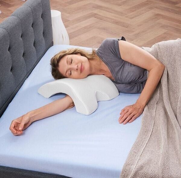 Orbisana Komfort-Bogenkissen Ergonomisch und ideal für gesunden Schlaf Kissen