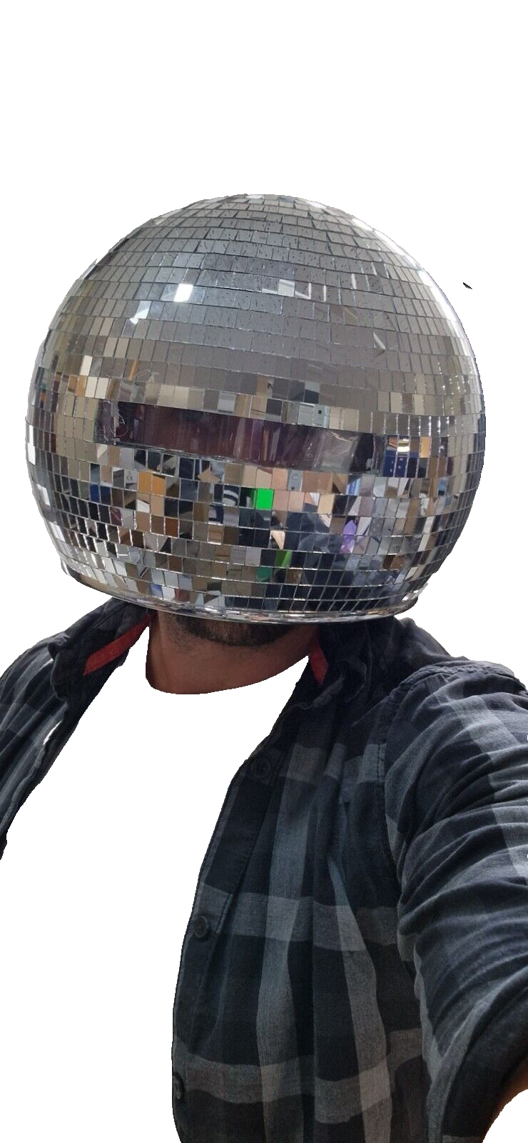 Discokugel-Helm (ohne Lichter)