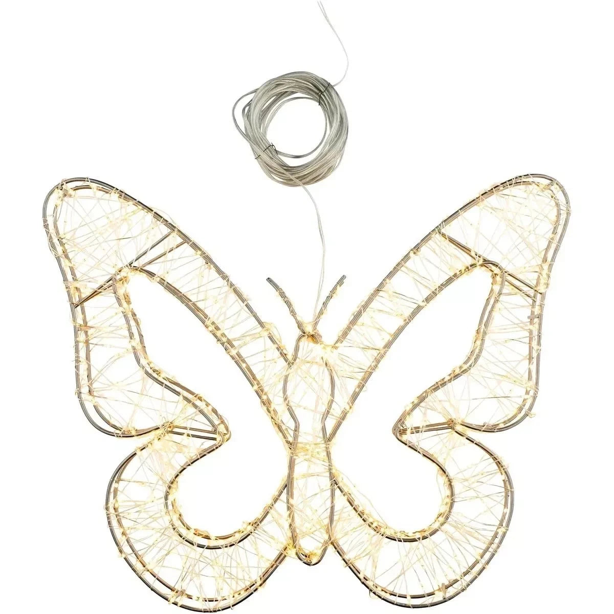 LED-Deko Stern "Schmetterling" 960 LEDs, 38cm LED Licht Dekoration Wohnungsdeko