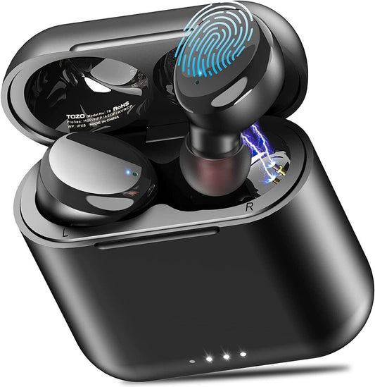 TOZO T6 Bluetooth In-Ear-Kopfhörer - Schwarz