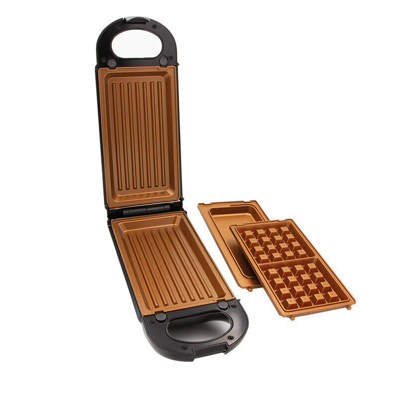 Livington Flipswitch Sandwich-Waffel-Grill Waffeleisen Multifunktionsgrill Grill